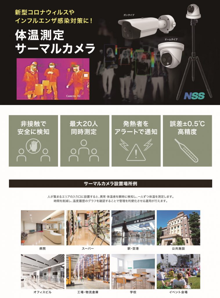 「サーマルカメラ」「サーモグラフィカメラ」HIKVISION