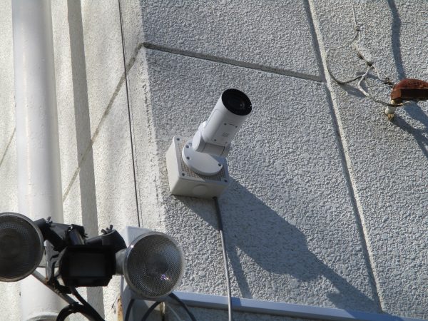 公民館のワイヤレスカメラ・マスプロ「TSP」カメラ設置
