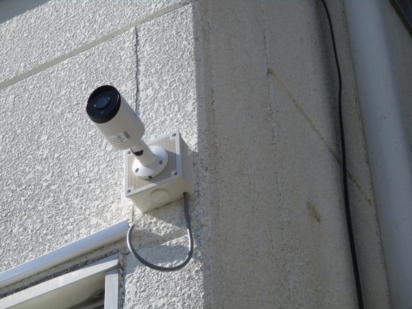 公民館のワイヤレスカメラ・マスプロ「TSP」カメラ設置